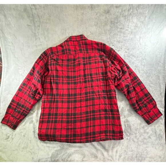 Covington Jacket Men's Medium Red & Black Plaid Casual Outdoor Wear - Picture 2 of 11